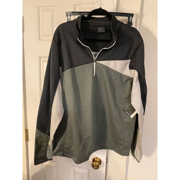 OAKLEY First Off Jet Black/Grey Hydrolix Outerwear Jacket Size XL - Picture 1 of 8